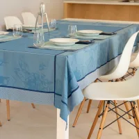 Nappe Jacquard Grande Bleue