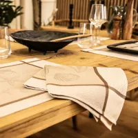 Serviette De Table Grande Bleue