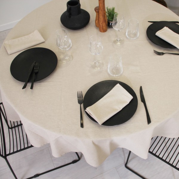 Nappe Ronde 180 Aral Lino