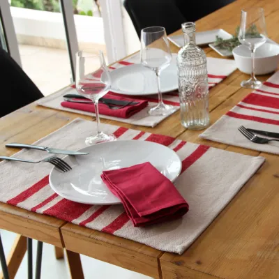 Set De Table Coton Canevas 550 Table