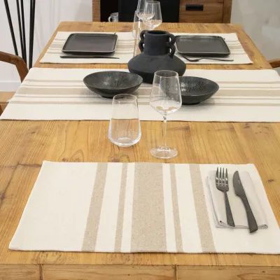 Set De Table Coton Canevas 550 Table