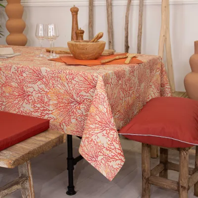 Nappe Plastifié Coraux