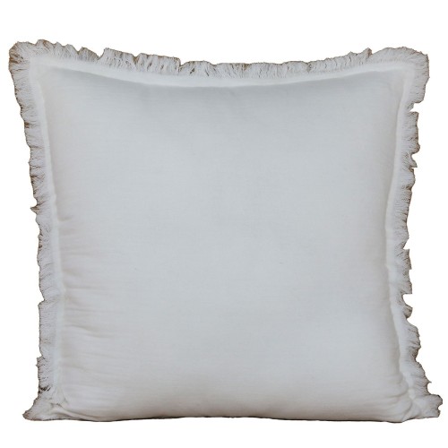 Coussin 45x45 roses blanc de Sud étoffe pas cher, livré de France à