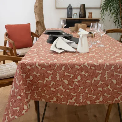 Nappe Plastifié Ginkgo