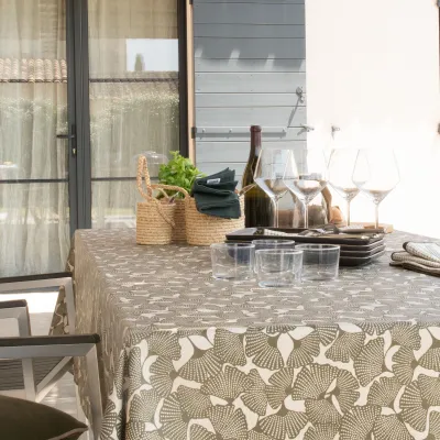 Nappe Plastifié Ginkgo