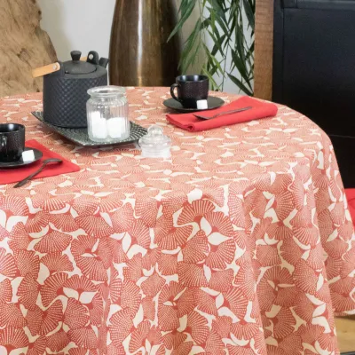 Nappe Plastifié Ginkgo
