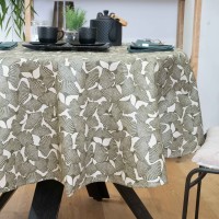 Nappe Plastifié Ginkgo