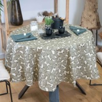 Nappe Plastifié Ginkgo