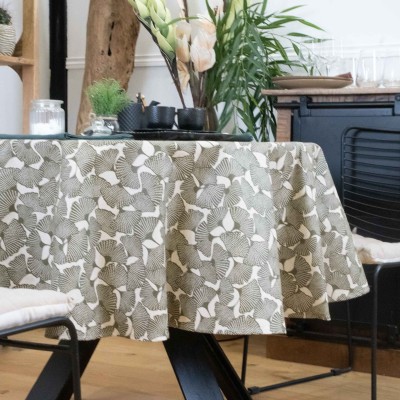 Nappe Plastifié Ginkgo